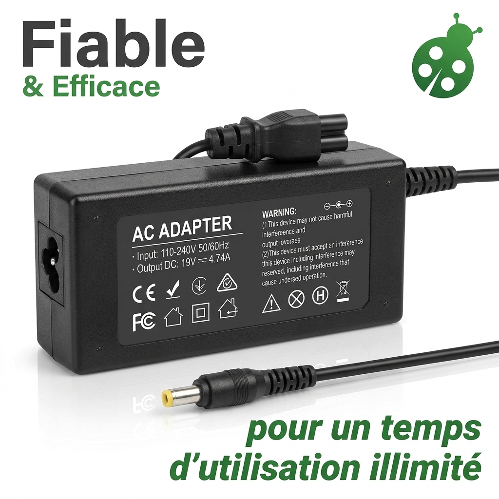 Chargeur ordinateur portable hp  pavilion 10 f100nf