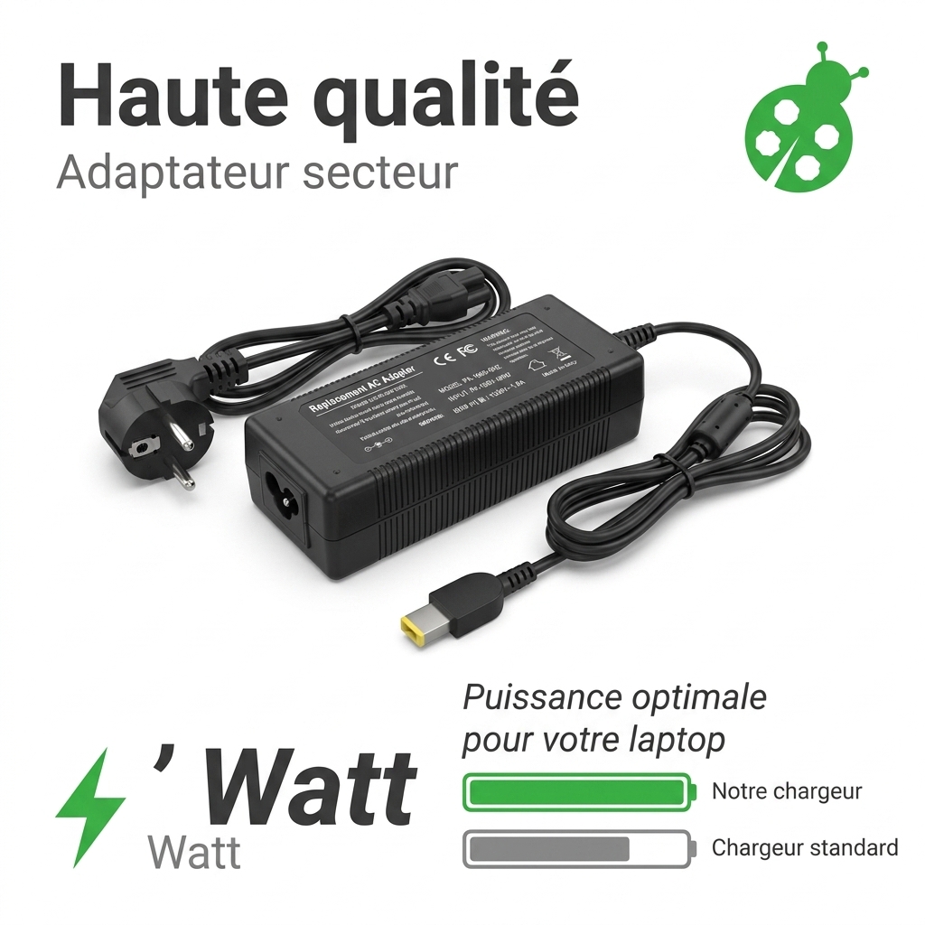 Chargeur ordinateur portable lenovo thinkpad x270