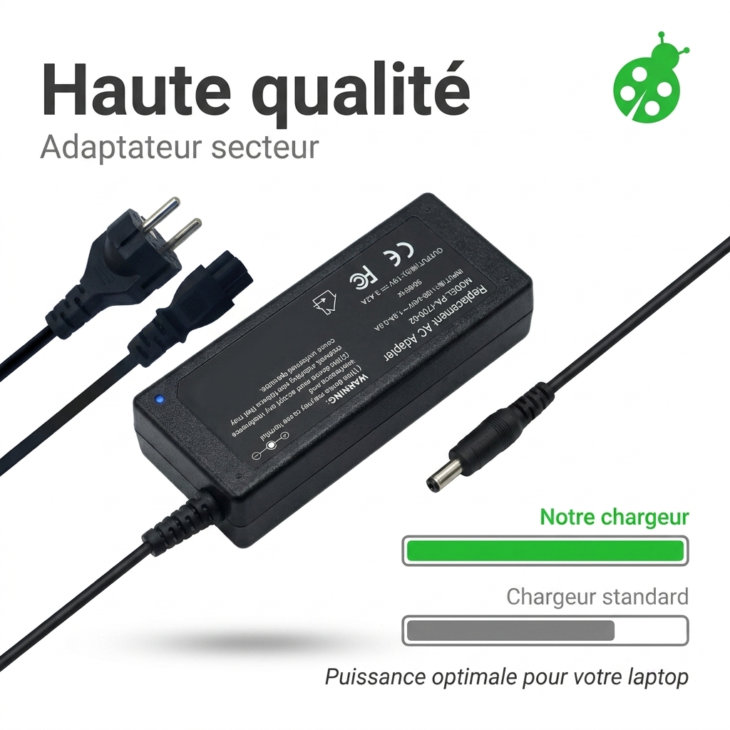 Chargeur ordinateur portable asus p1501ua dm913r