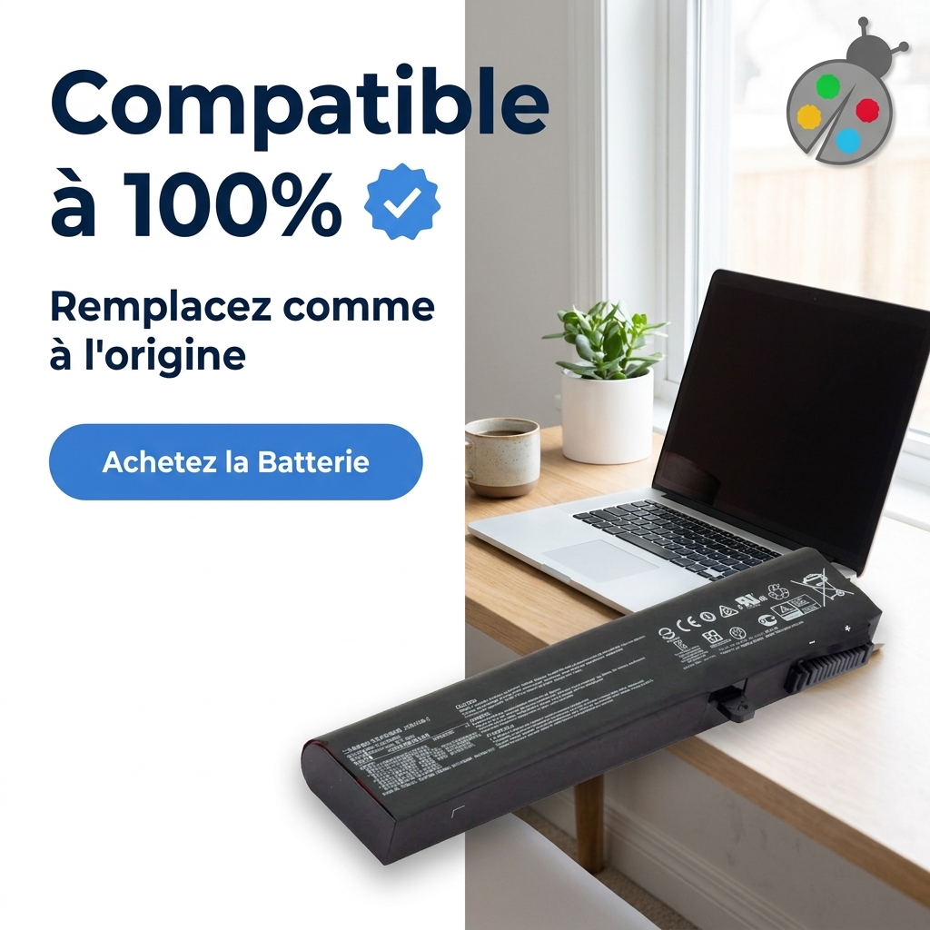 Batterie ordinateur portable msi gl75 9se