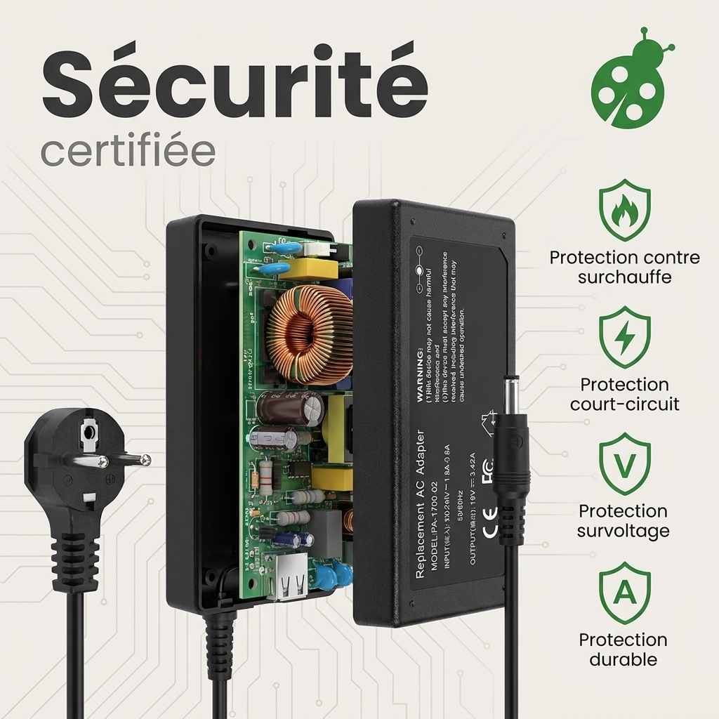 Chargeur ordinateur portable asus ux561u
