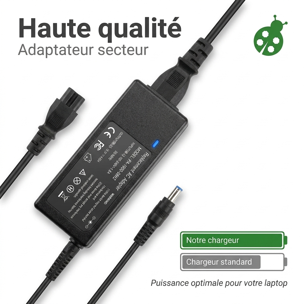 Chargeur ordinateur portable dell latitude 3379