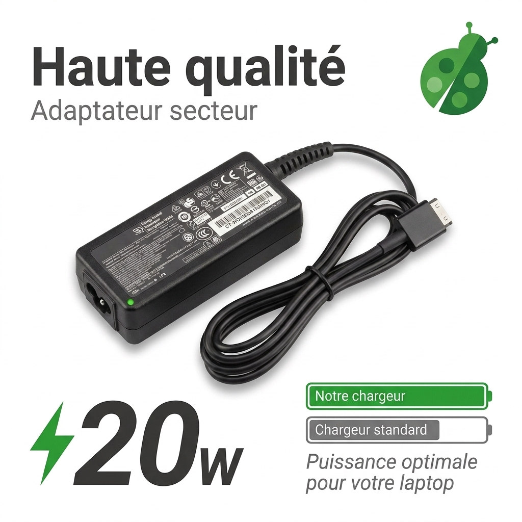 Chargeur ordinateur portable hp  slatebook x2 10 h000