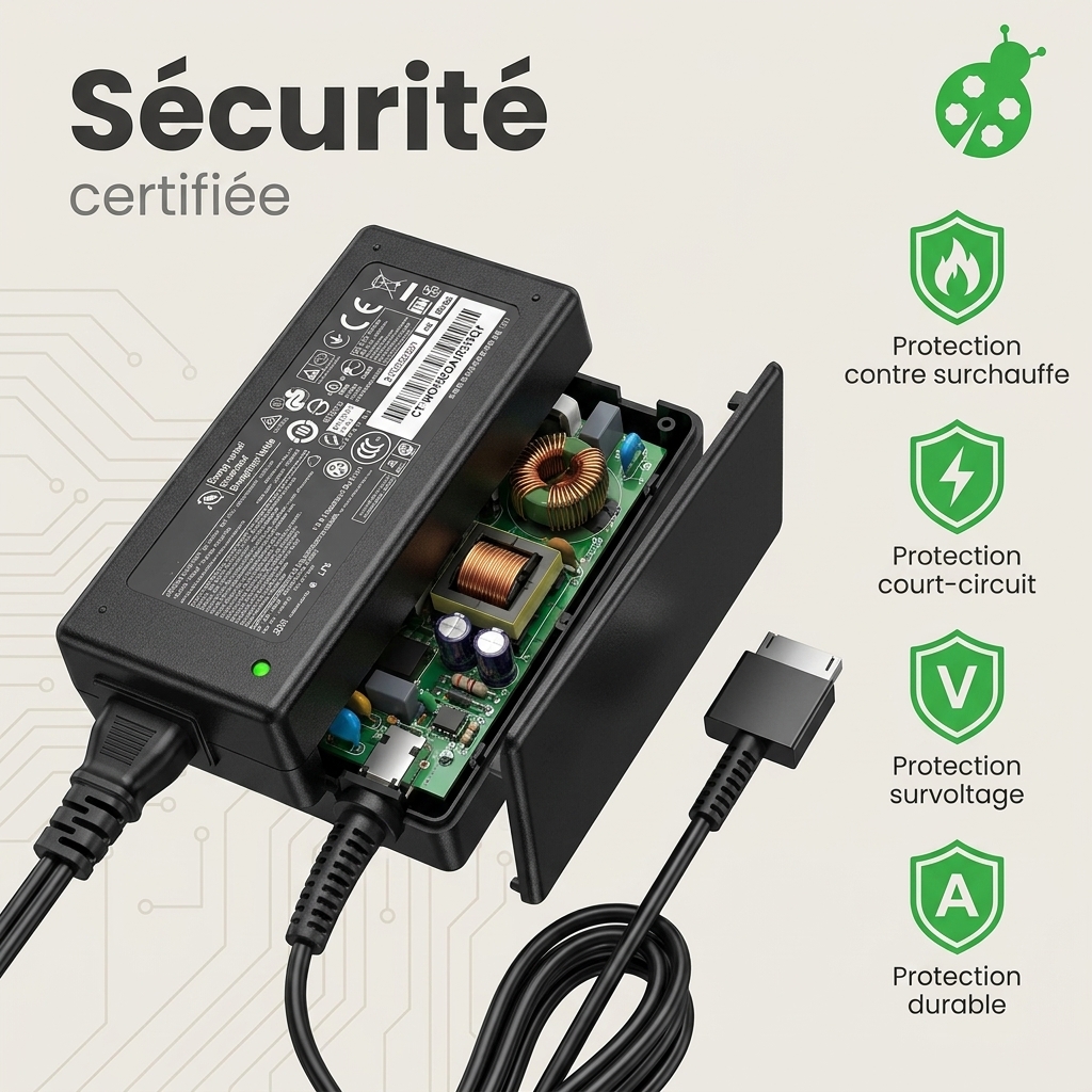 Chargeur ordinateur portable hp  slatebook x2 10 h000