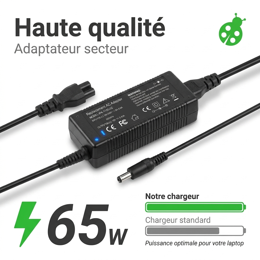 Chargeur ordinateur portable asus vivobook e203ma fd001t