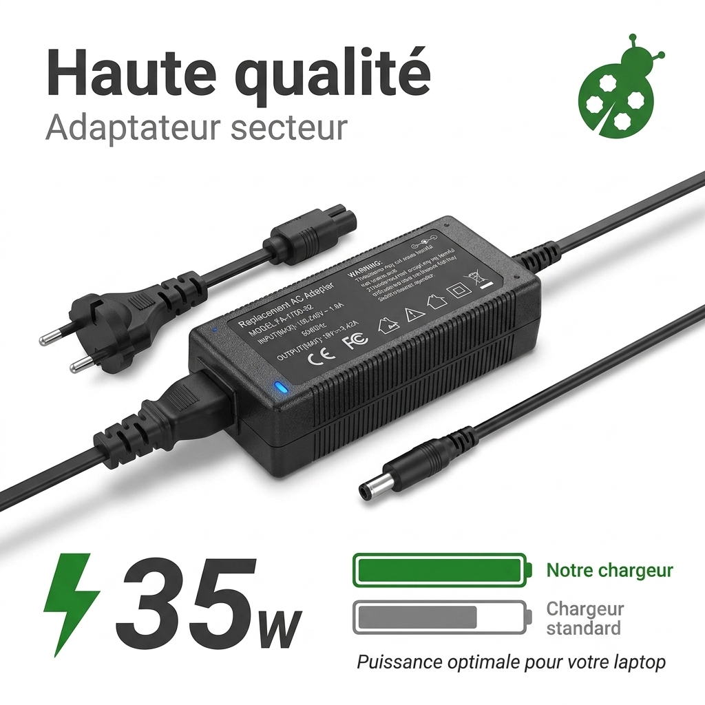 Chargeur ordinateur portable asus e406sa bv012t