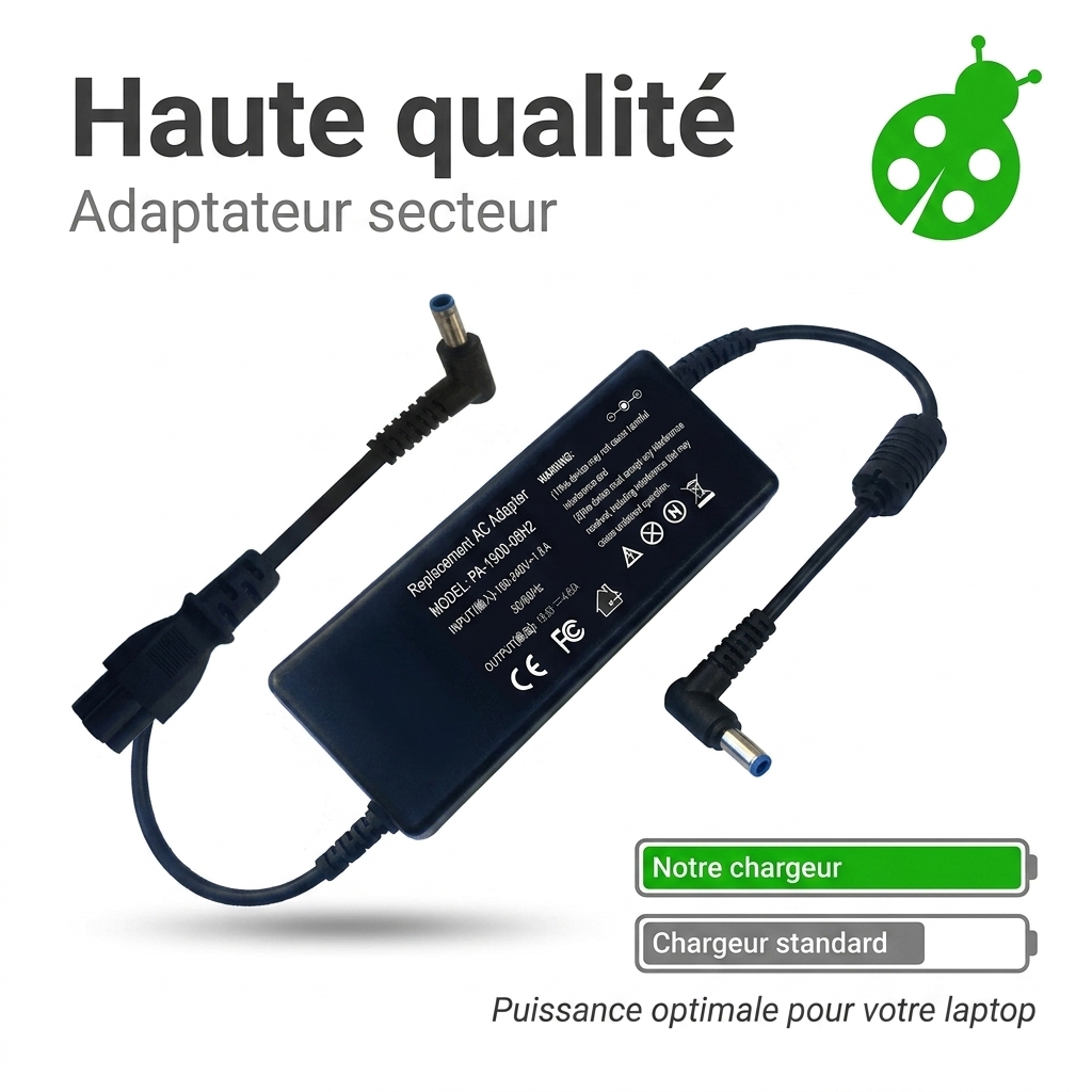 Chargeur ordinateur portable asus p2530ua xo0081r