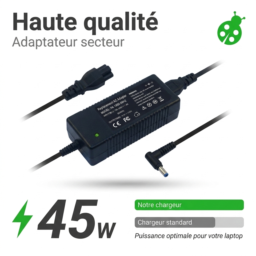 Chargeur ordinateur portable hp  envy x360 m6 w