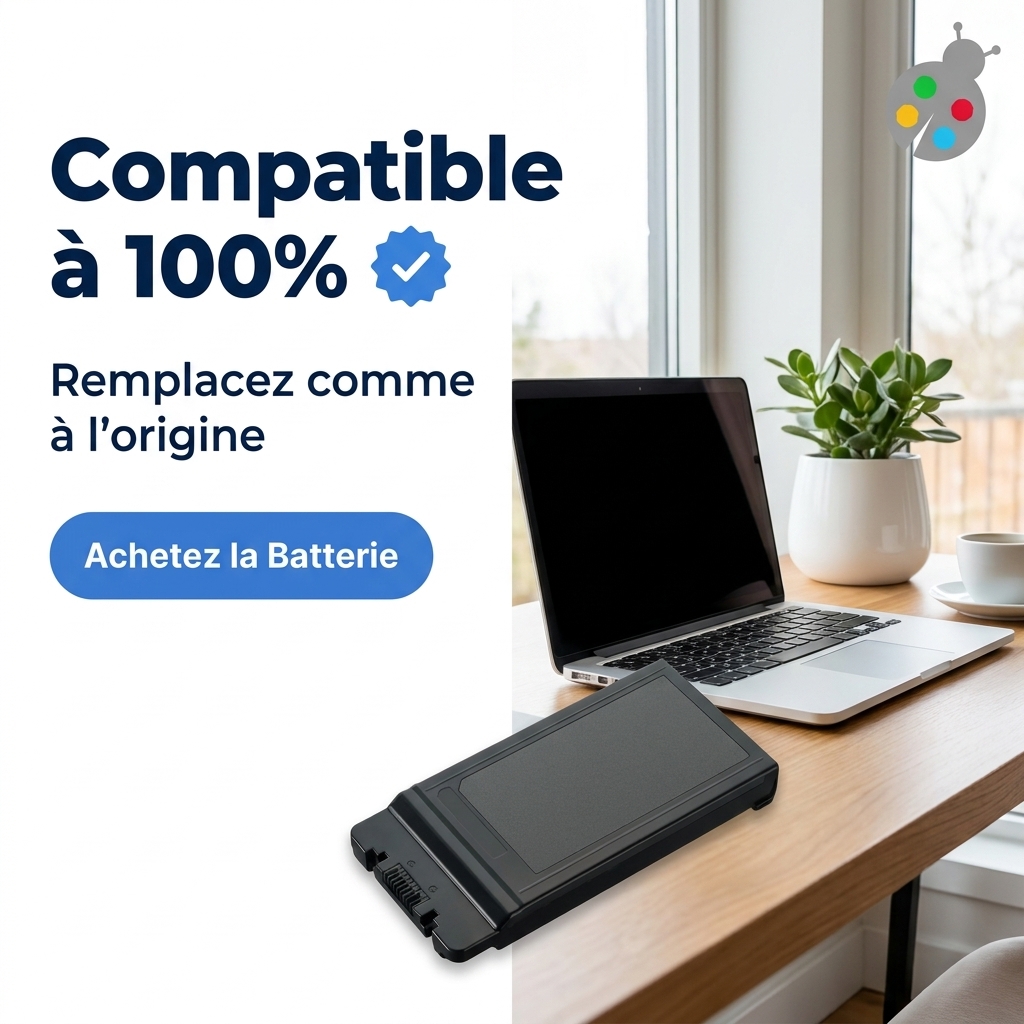 Batterie ordinateur portable panasonic toughbook cf 54