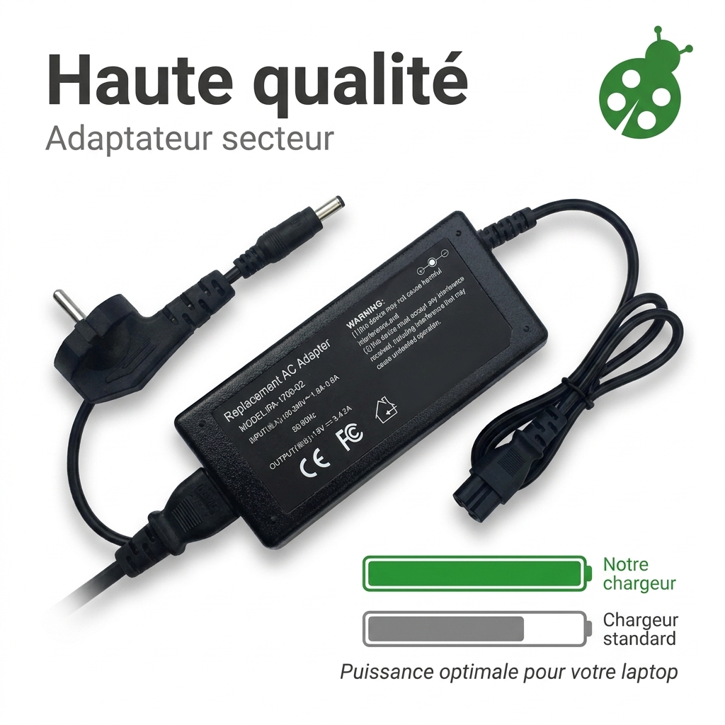Chargeur ordinateur portable asus vivobook s15 s530ua bq022t