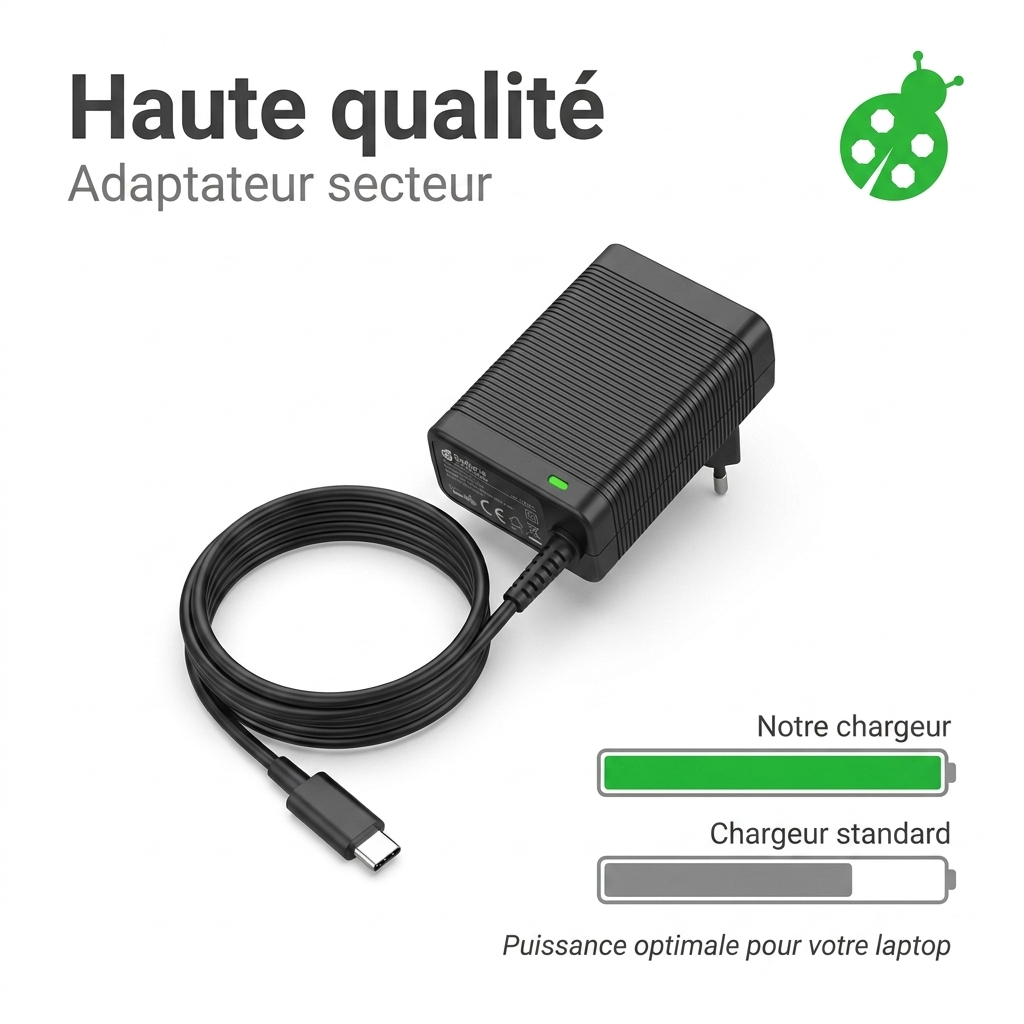 Chargeur ordinateur portable acer one 10 s1003 10v8