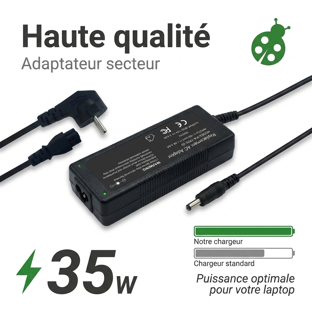 Chargeur ordinateur portable asus vivobook e203mah fd005r