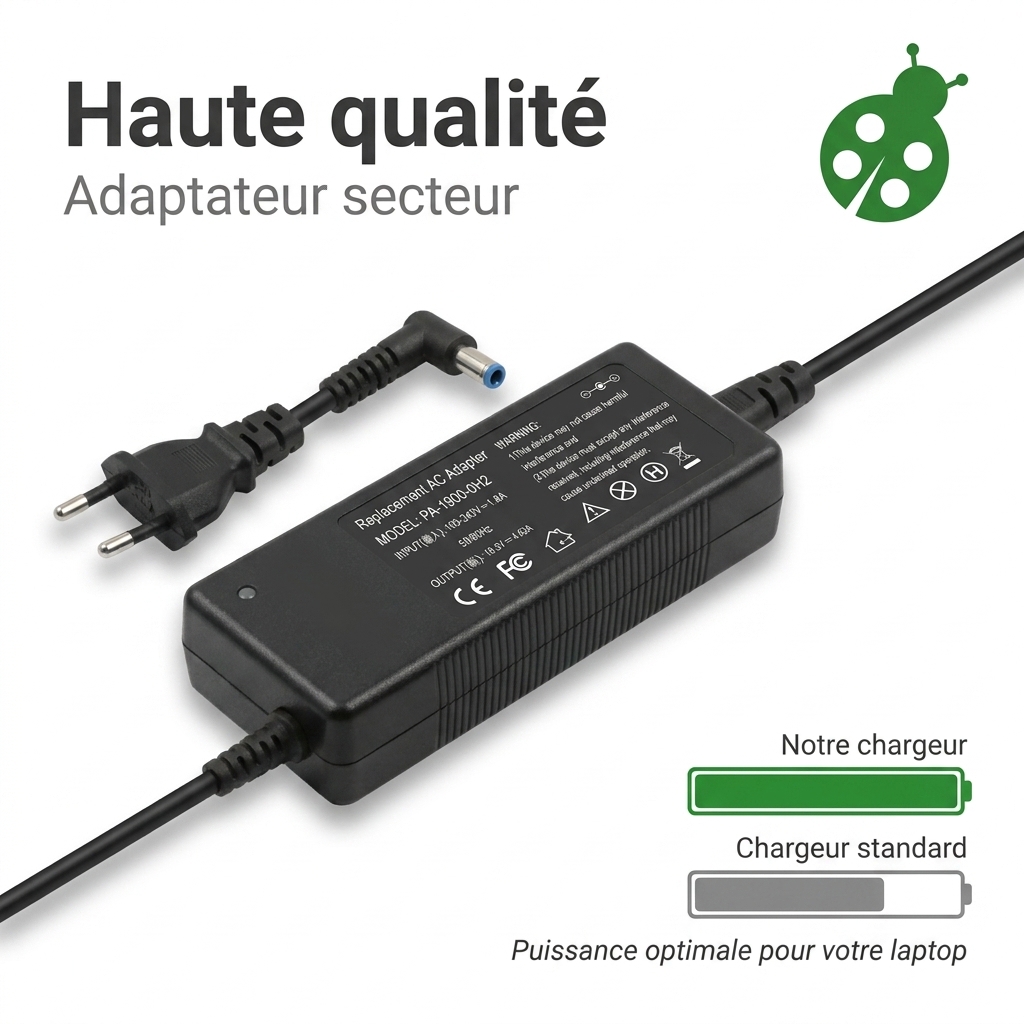 Chargeur ordinateur portable hp  14 cm0012nf