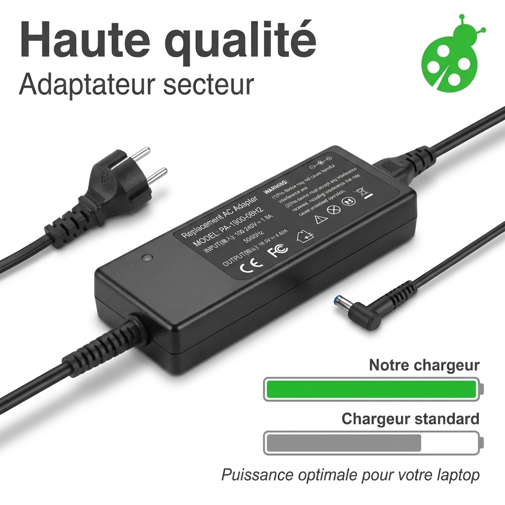 Chargeur ordinateur portable hp  pavilion 14 ce0041nf