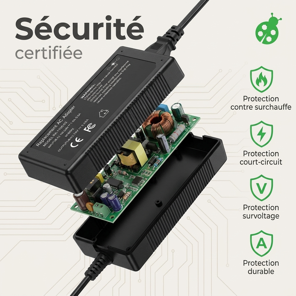 Chargeur ordinateur portable asus r457ua fa198t