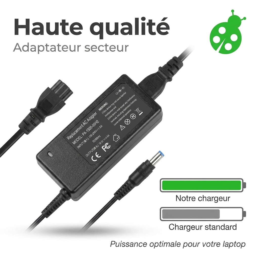 Chargeur ordinateur portable dell latitude 13 7370