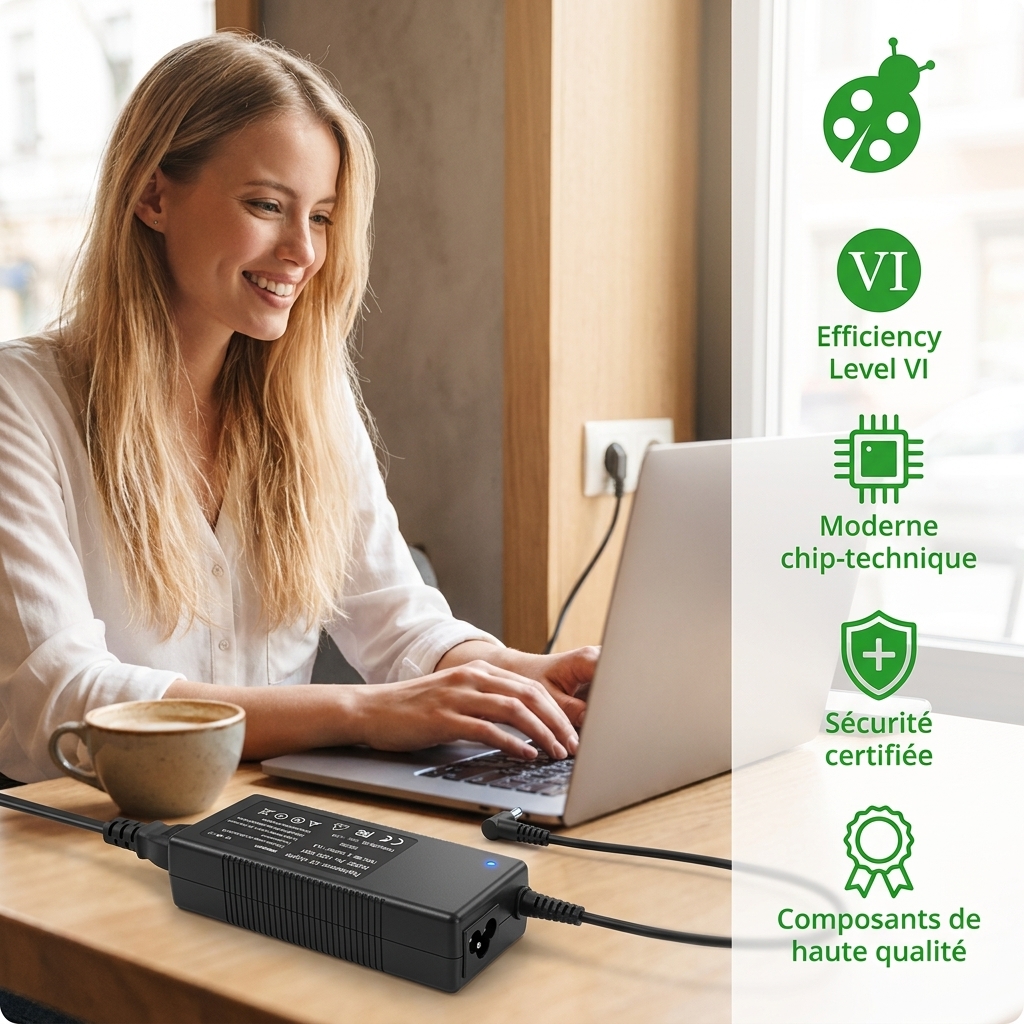 Chargeur ordinateur portable dell latitude 13 7370