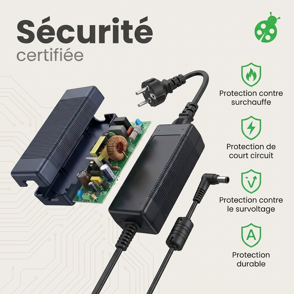 Chargeur ordinateur portable dell latitude 7390
