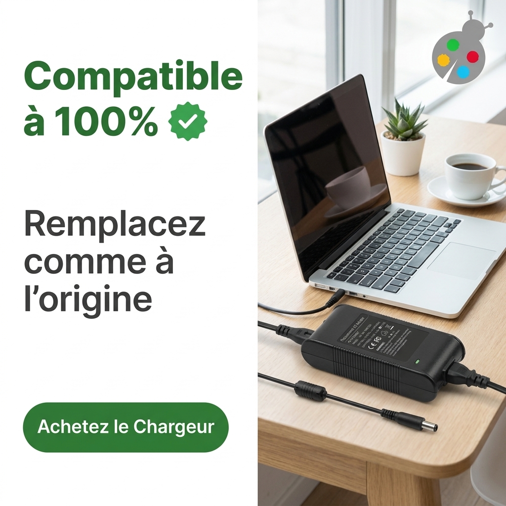 Chargeur ordinateur portable dell latitude 7390
