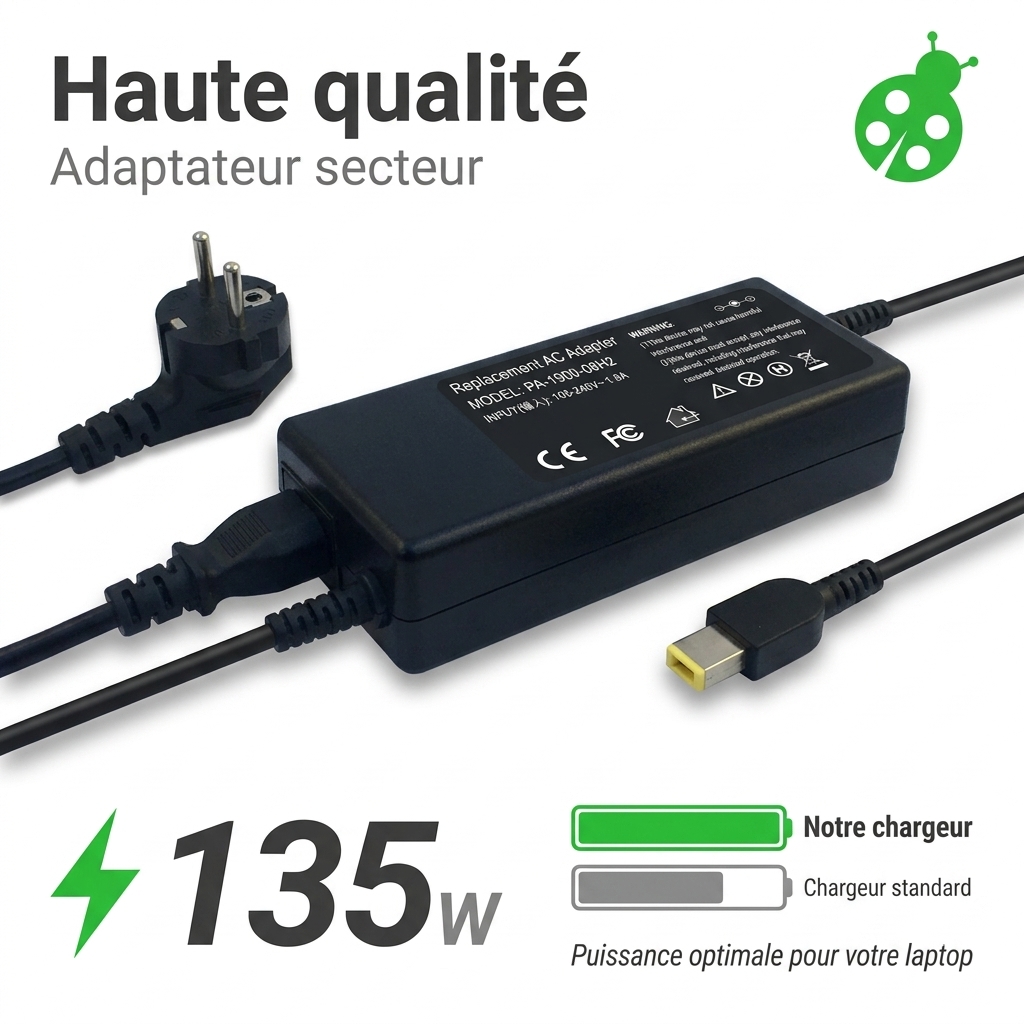 Chargeur ordinateur portable lenovo legion y530 15ich 246