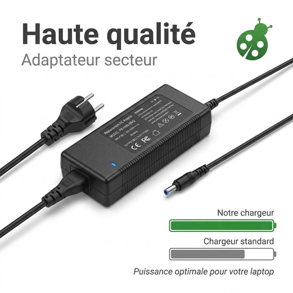 Chargeur ordinateur portable hp  pavilion 14 bf0xx