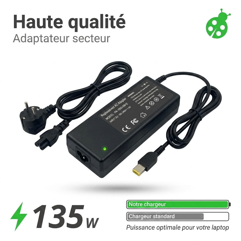 Chargeur ordinateur portable lenovo yoga 730 15iwl