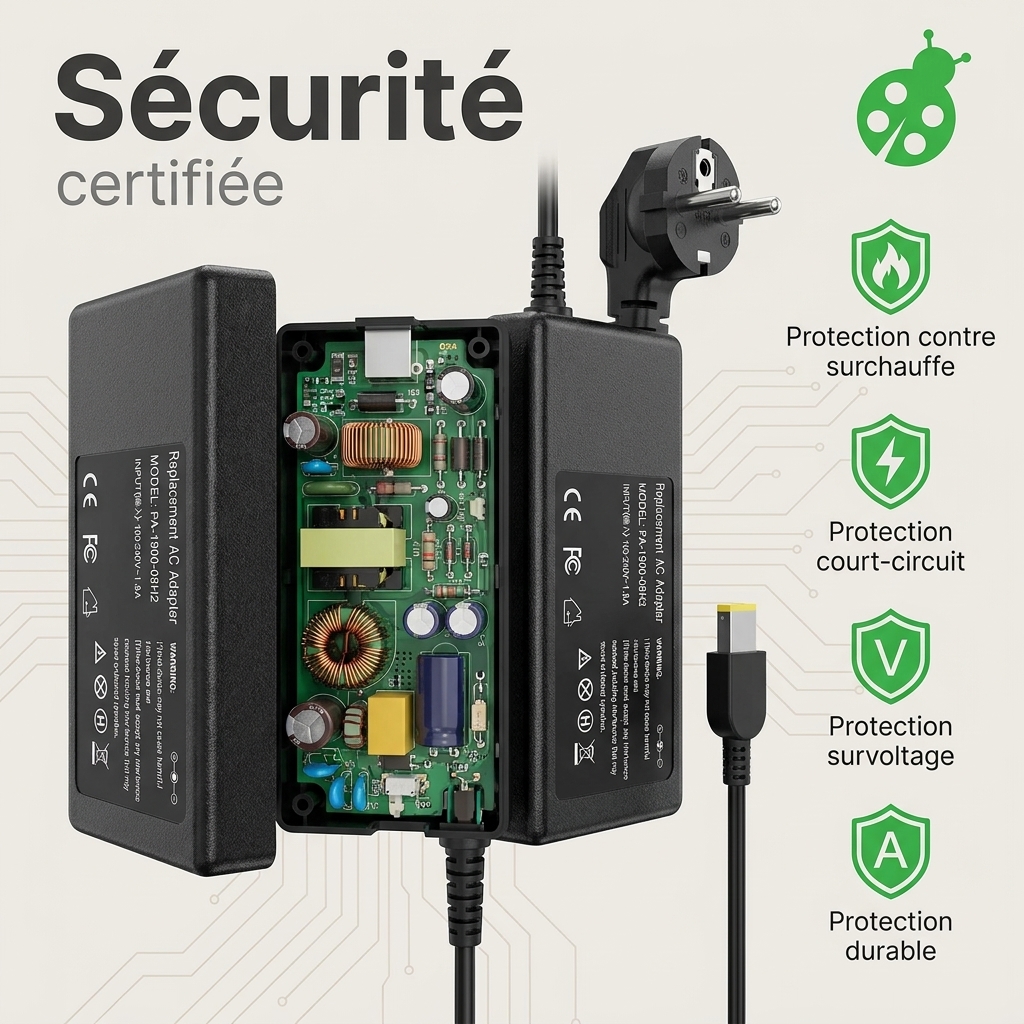 Chargeur ordinateur portable lenovo thinkpad yoga 15
