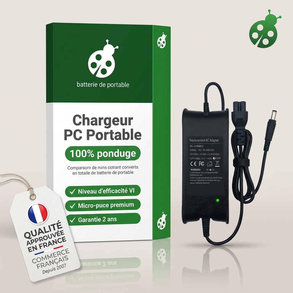 Chargeur ordinateur portable dell inspiron 15 3542 3696