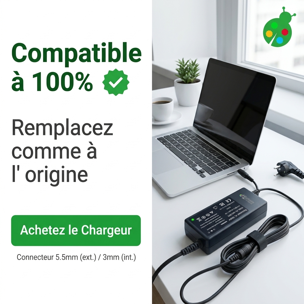 Chargeur ordinateur portable samsung np370r5e s02fr