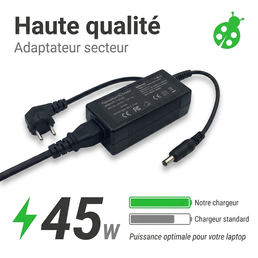 Chargeur ordinateur portable asus x200ca ct157h