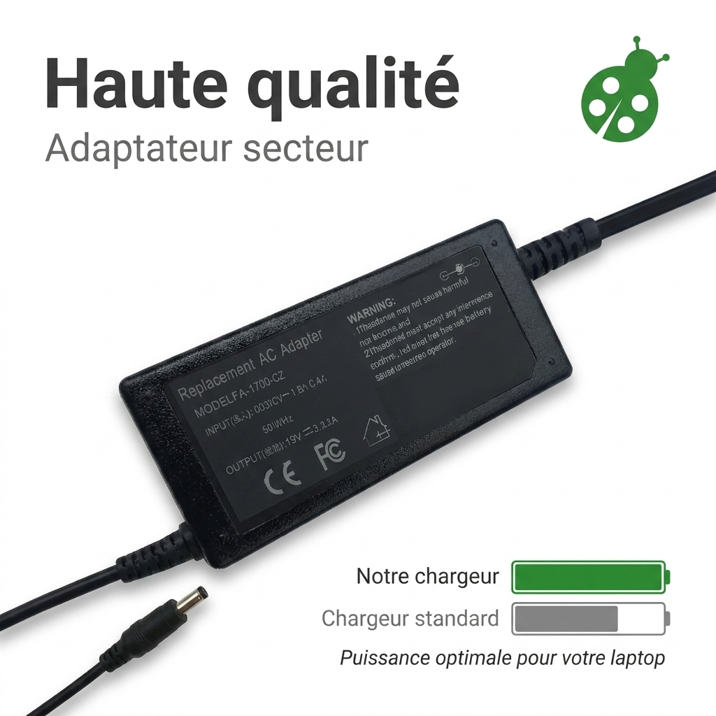 Chargeur ordinateur portable asus x541sa gk054t