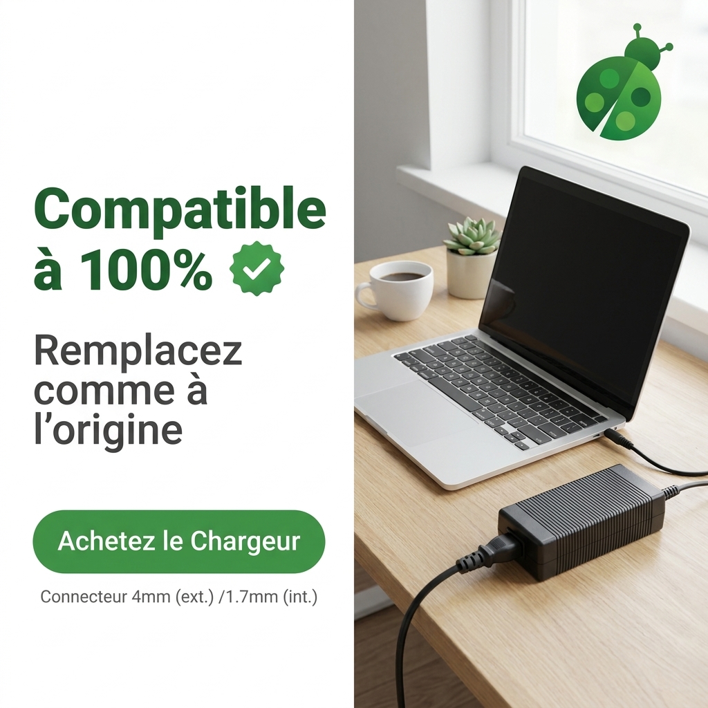 Chargeur ordinateur portable lenovo ideapad 1 15igl7 82v70045ph