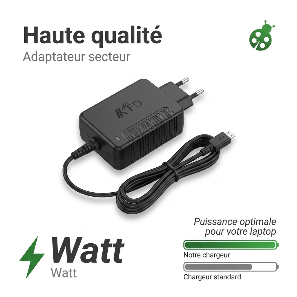 Chargeur ordinateur portable asus x205ta