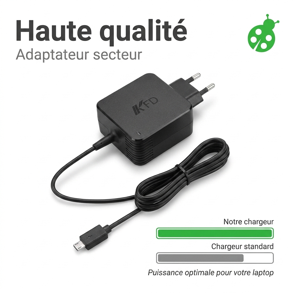 Chargeur ordinateur portable asus e200ha 1a