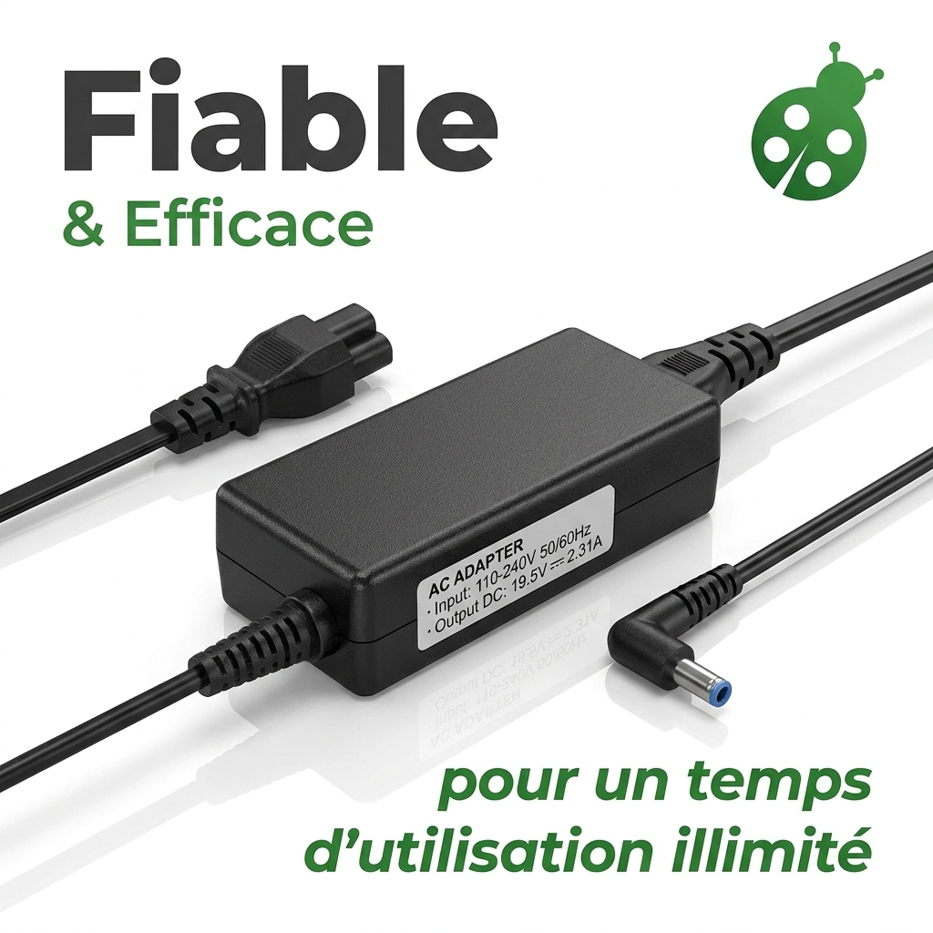 Chargeur ordinateur portable hp  pavilion 15 p046nz