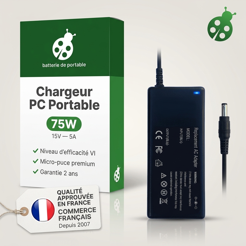Chargeur ordinateur portable toshiba qosmio f20