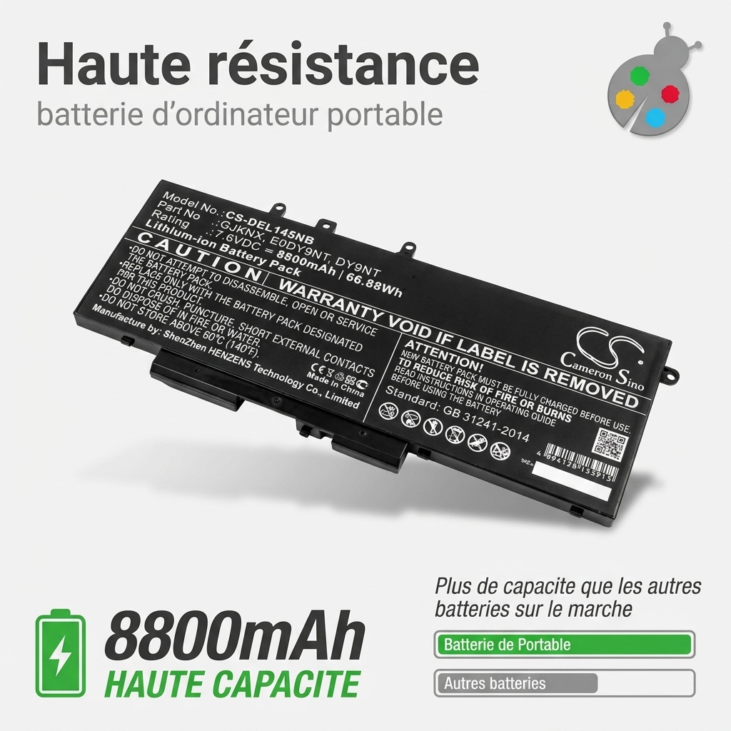 Batterie ordinateur portable dell latitude e5490