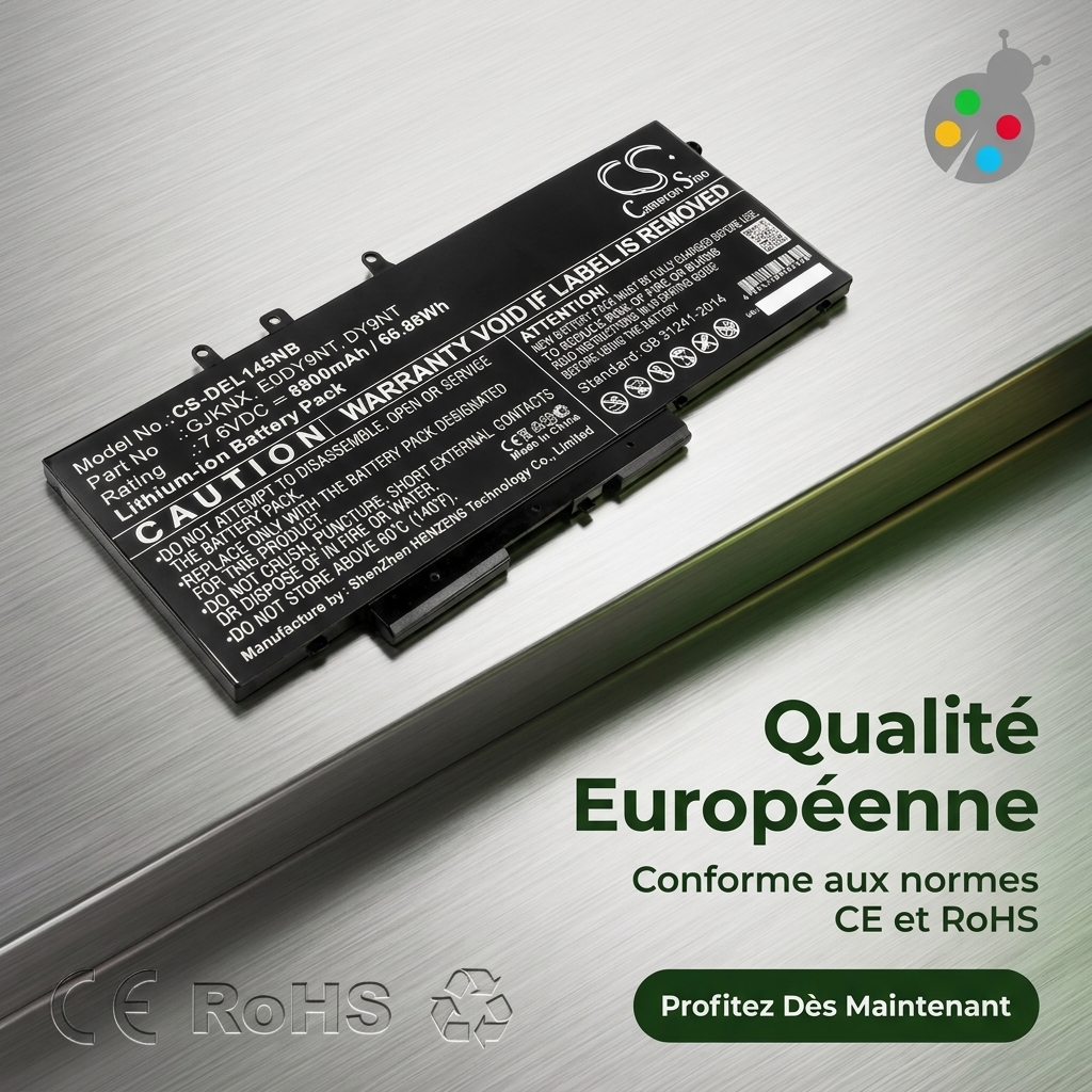 Batterie ordinateur portable dell latitude e5490