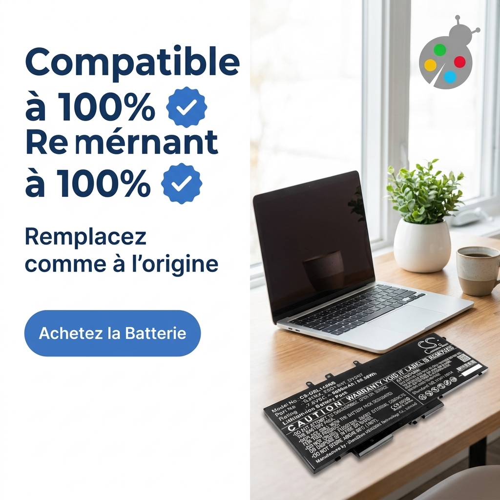 Batterie ordinateur portable dell latitude e5490