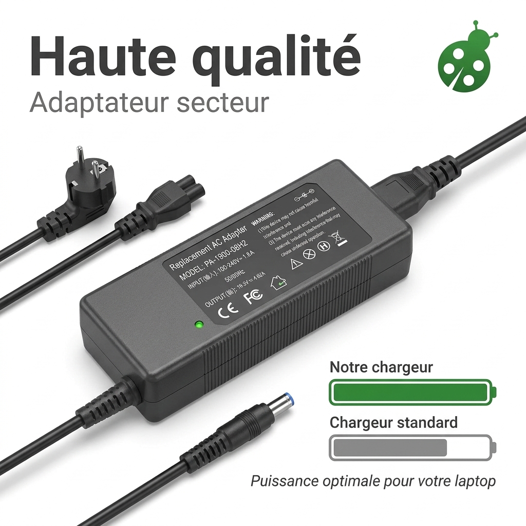 Chargeur ordinateur portable dell inspiron 11 3157