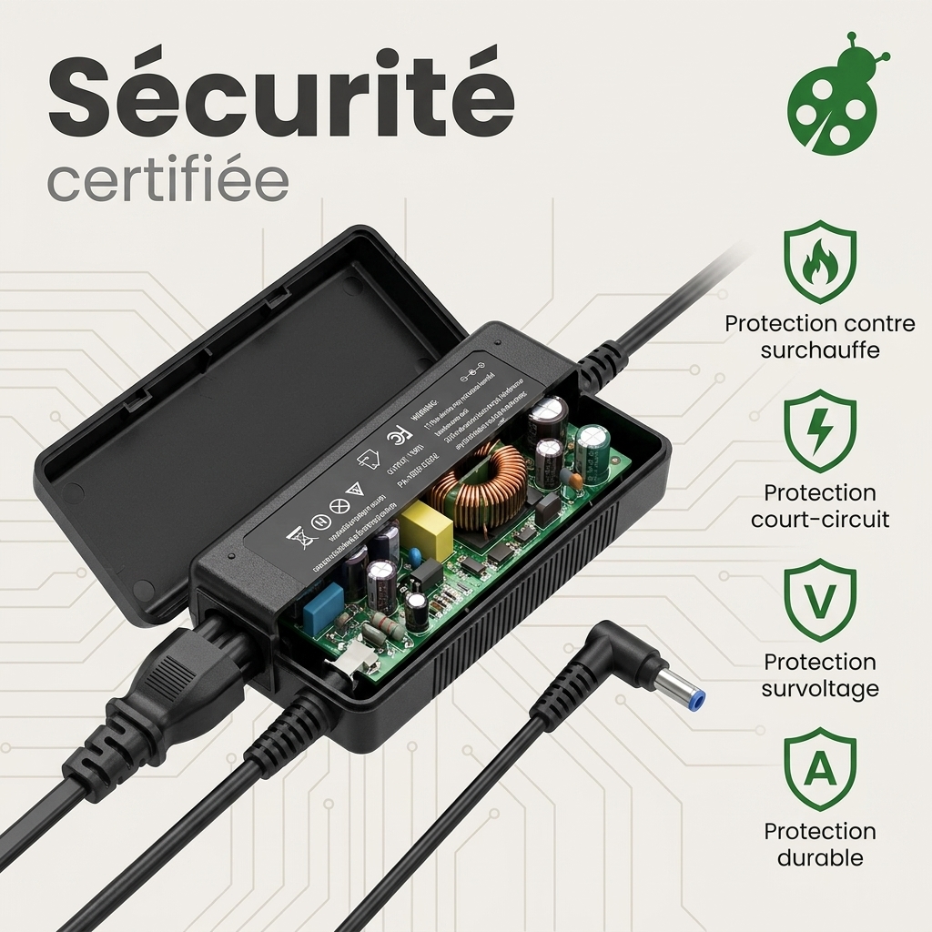 Chargeur ordinateur portable dell inspiron 11 3157