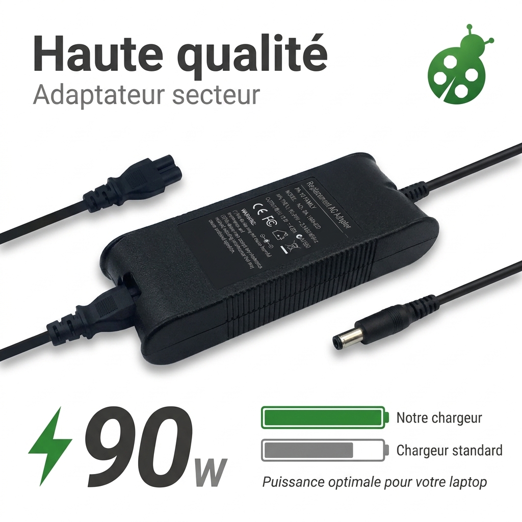 Chargeur ordinateur portable dell vostro 3565
