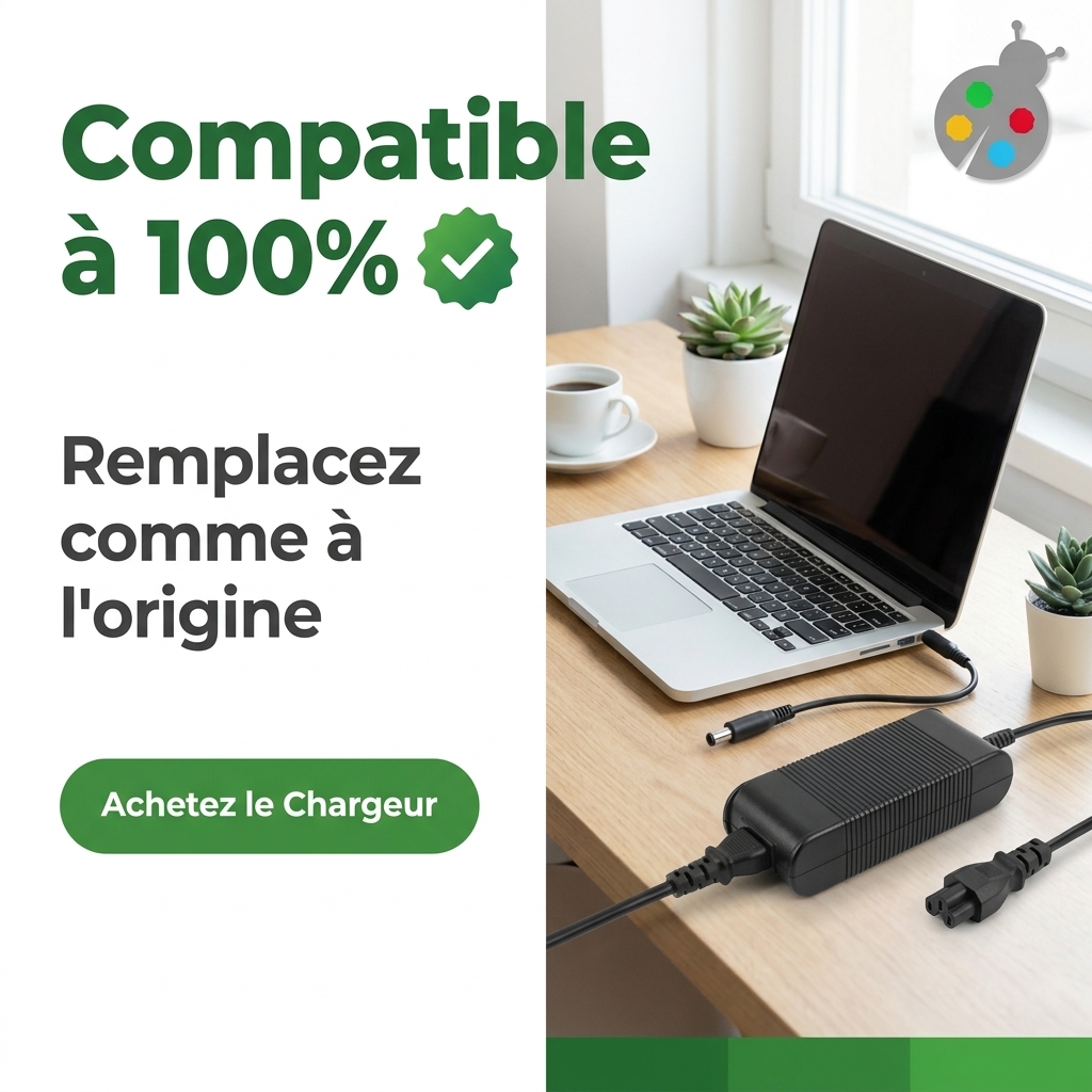 Chargeur ordinateur portable dell latitude 5540