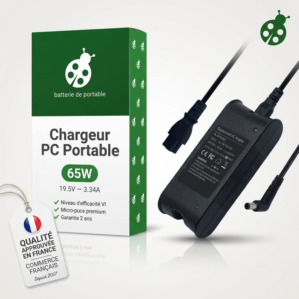 Chargeur ordinateur portable dell latitude 12 5280