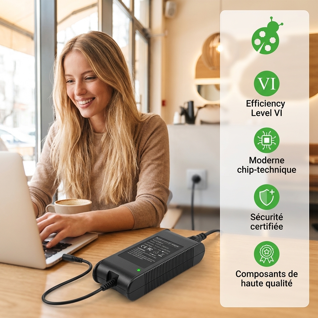 Chargeur ordinateur portable dell latitude 12 e7240