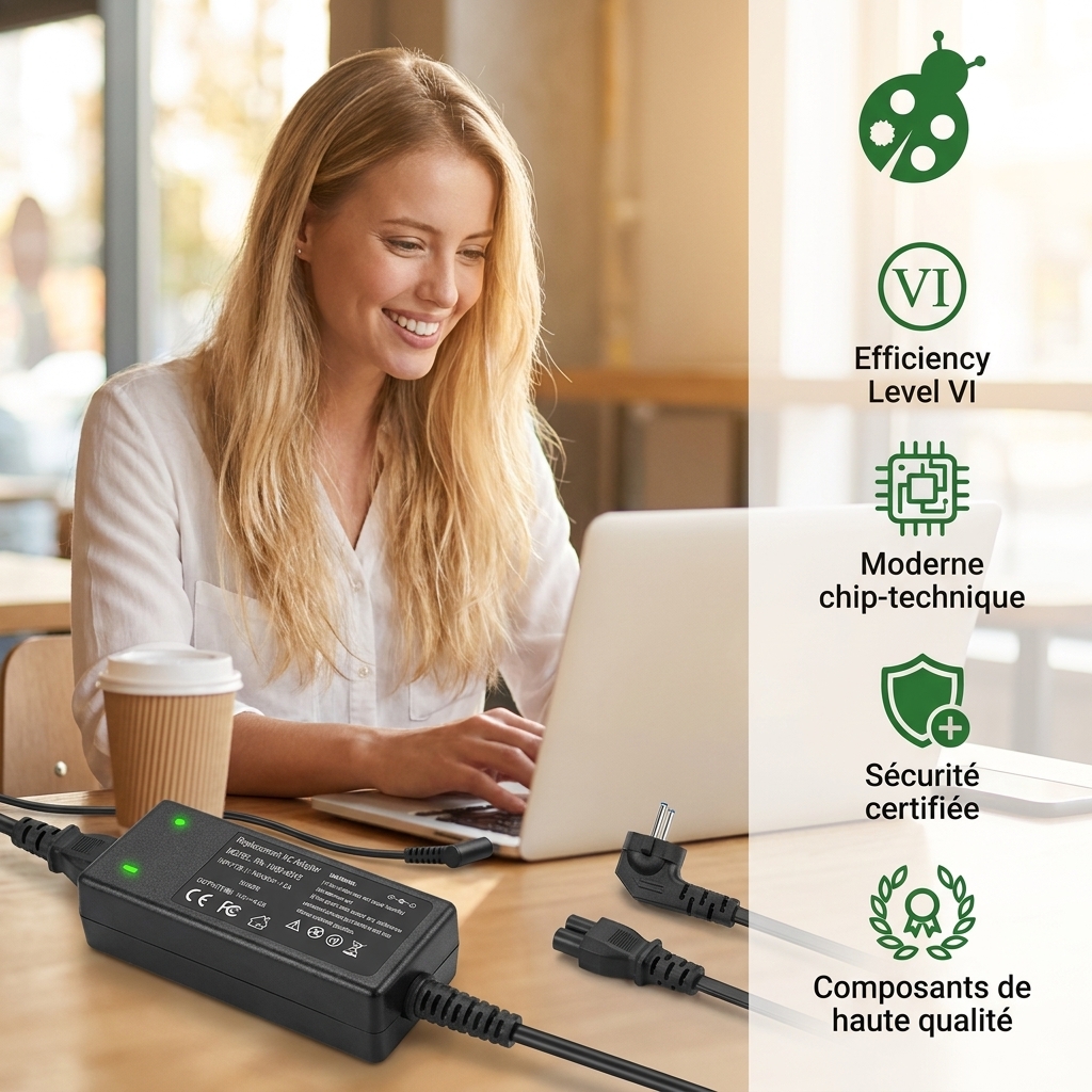 Chargeur ordinateur portable dell xps 13 9350