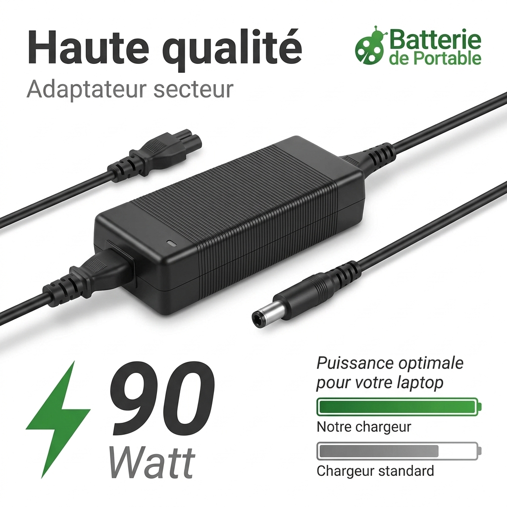 Chargeur ordinateur portable dell vostro 1710n