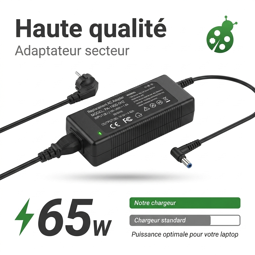 Chargeur ordinateur portable dell inspiron 15 5567