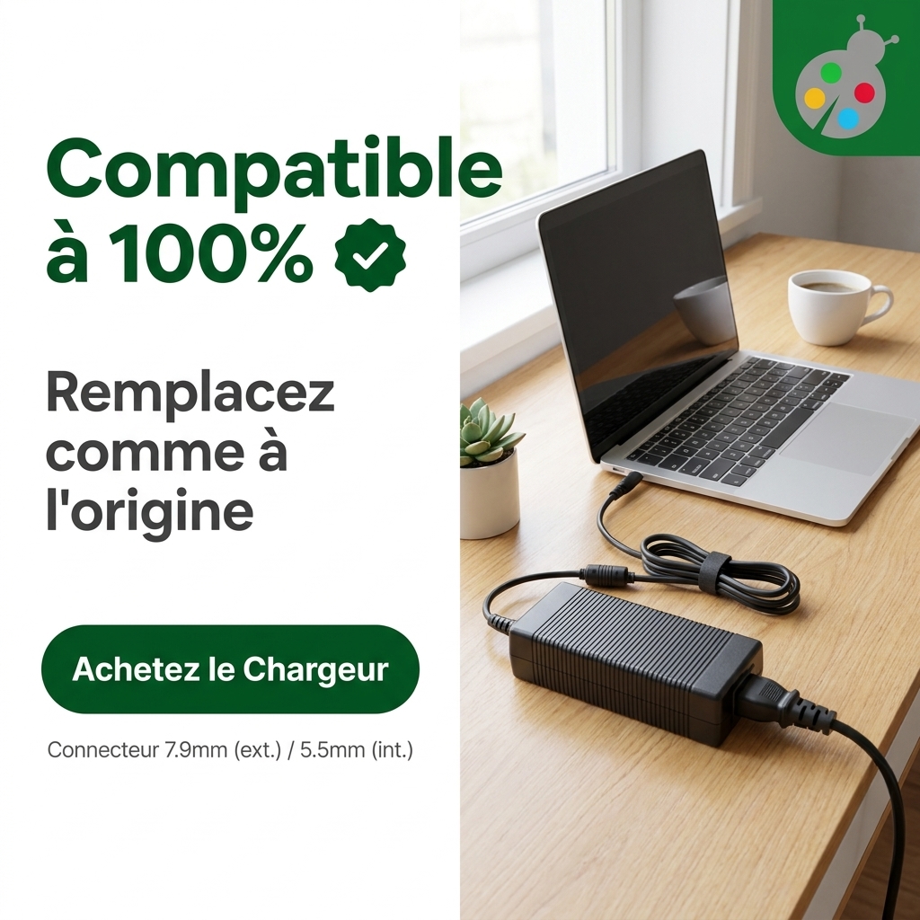 Chargeur ordinateur portable ibm thinkpad x61s 7669
