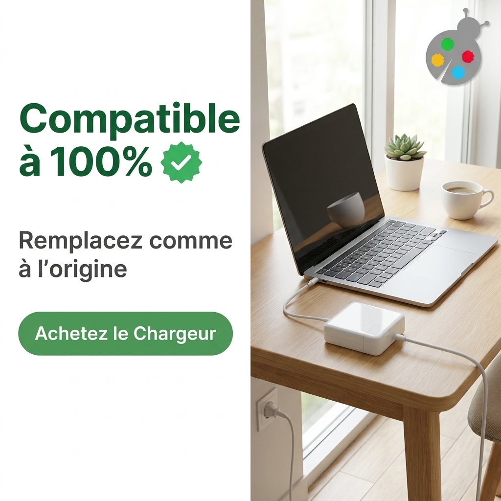 Chargeur   macbook air 11 mid 2012